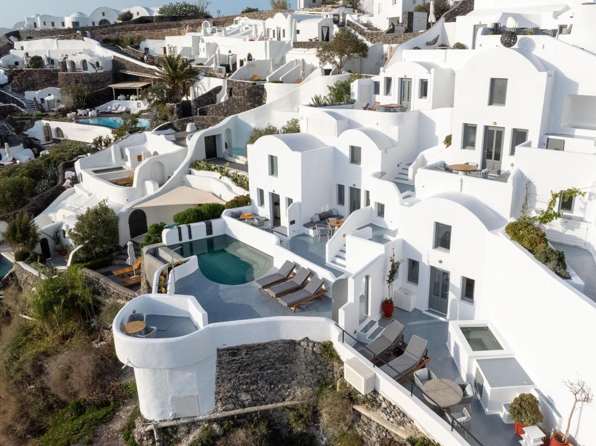 Hotel Ikies Santorini Oia Exteriér fotografie