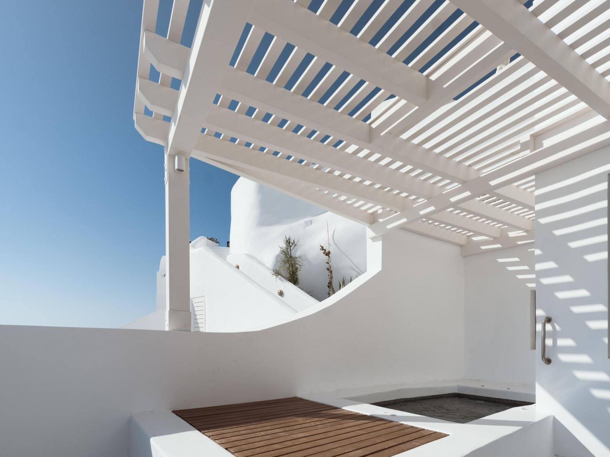 Hotel Ikies Santorini Oia Pokoj fotografie